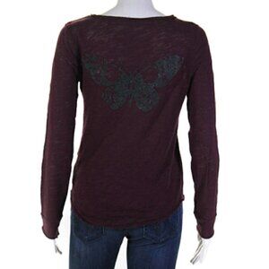 Zadig & Voltaire Tunisien Glitter Butterfly NWOT